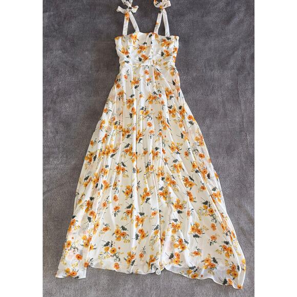 Sequin Hearts Floral Sleeveless Maxi Dress - Picture 5 of 7